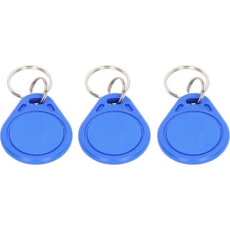 Lot de 100 porte-clés RFID pour le contrôle d'accès aux portes (résidentiel, immeuble, bus, métro) - Carte à puce 13,56 kHz (1/5)