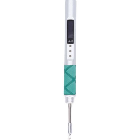 Elektrischer Lötkolben 65W L245 Heizkernunterstützung OC PD Schnellladung Typ C Tragbare digitale Lötstation Silber (1/5)