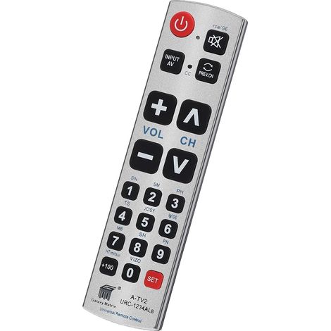 Senior Äldre Stor Knapp Universal Fjärrkontroll compatibile con Extra Stor Jumbo Giant Fjärrkontroll, Enkel e Lättanvänd (1/5)