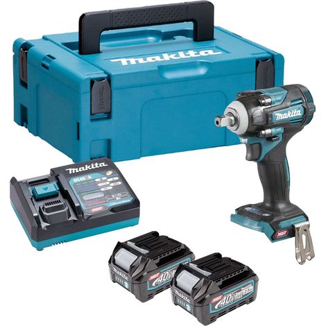 Makita TW005GD201 XGT 40V Max Brushless 1/2" Impact Wrench - 2 x 2.5Ah Batteries, Charger & Makpac 2 Case (1/3)