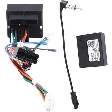 Câble Radio - Boîtier Canbus - Pour Autoradio Android - Faisceau Alimentation Hb - Noir (1/5)