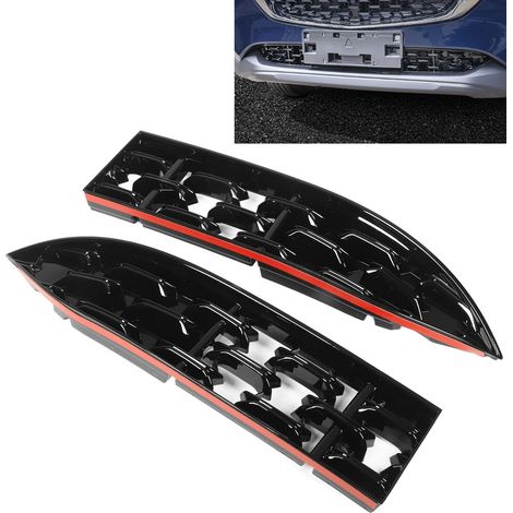 Zweiteiliger Frontgrill-Zierleistensatz aus Mesh für Mazda CX-5 ab Baujahr 2022 (1/5)