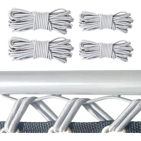 Corde Remplacement élastiques 4pcs, Corde Elastique, Convient pour Transat Jardin Exterieur Fauteuil Jardin Exterieur Chaises Longues De Jardin Chaises De Plage Patio Et Autres Chaises (1/5)