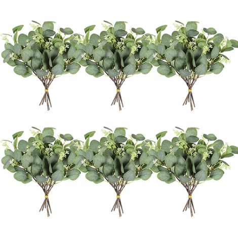 Eukalyptuszweige Silberdollar Hochzeit Garten Büro Deko 36Pc Grün (1/5)