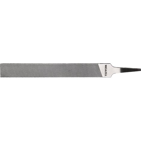 Lime d'atelier DIN 7261 L.200mm Q.20x5mm Taille 1 Plate-demi-ronde TECWERK (1/2)
