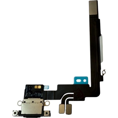 Connettore di ricarica USB originale ORG smontato per iPhone 16 Pro Max nero (1/2)