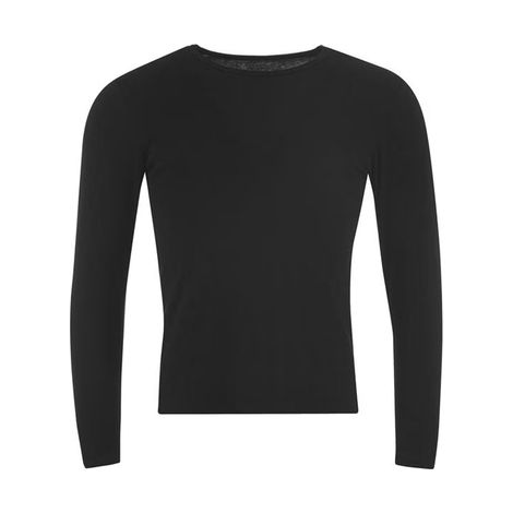 T-shirt a maniche lunghe da uomo Lonsdale, nera, taglia L (1/5)