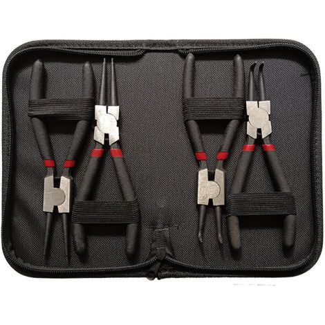 Lot de 4 pinces à circlips 7 pouces – Acier au chrome vanadium – Poignées antidérapantes – Pour installation et retrait de ressorts (1/5)
