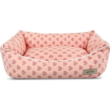 Cuccetta in tessuto antibatterico e gommini antiscivolo modello Pink Sofa per cani e gatti: 50x35x14 cm