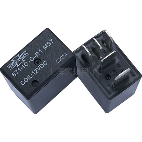 Relais automobile haute puissance Matsukawa 871-1C-C-R1 M37 12VDC avec résistance, 35A, neuf et d'origine.