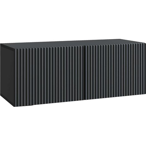 vidaXL Mobile Porta TV da Muro Nero 78,5 x 31 x 30 cm
