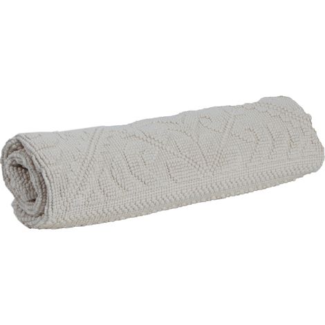 VIVARAISE - Tapis de bain Enzo en coton 100% - Tissage jacquard dense - Dimensions 70 x 140 cm (1/5)