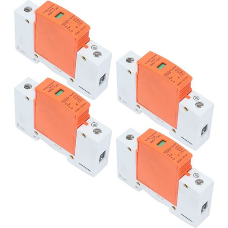 Modularer AC 420V 60kA Überspannungsschutz, 4 DIN-Module, Überspannungsschutz für den Hausgebrauch, RMU1-C60 Überspannungsschutz, 35mm Schienen-Überspannungsschutz, 1P, wasserdichtes Gehäuse. (1/5)