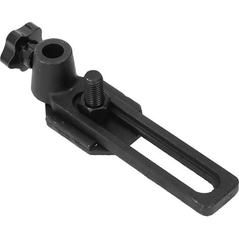 Support de repos d'outil en acier moulé 16mm pour tour à bois, base pour colonne de 5/8 pouce, fixation solide et précise (1/5)