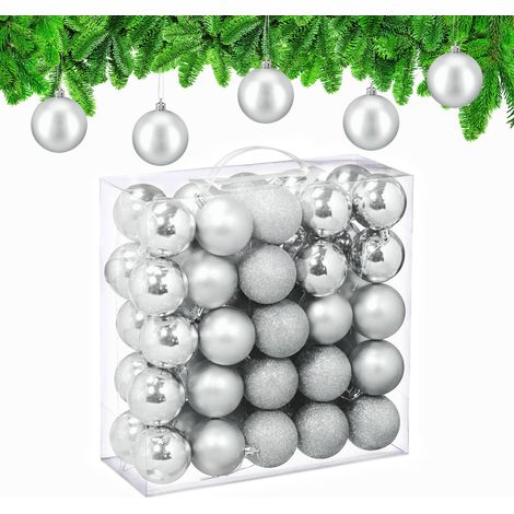 Christmas Tree Baubles Set, 3 Designs, Matte & Glossy (1/5)