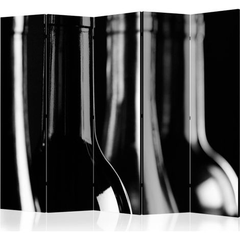 Paravent 5 Volets "Wine Bottles" 172x225cm (1/2)