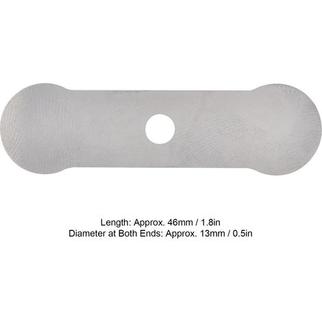 25 stücke 13x46mm Ventil Platte Hohe Festigkeit Geräuscharm Aluminium Luft Kompressor Zubehör (1/5)