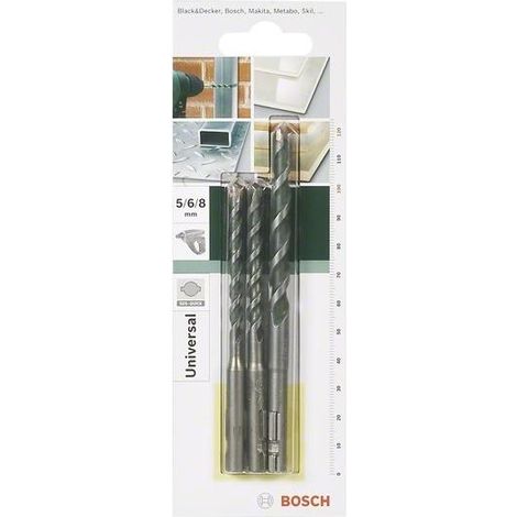 BOSCH - SET PUNTE SDS QUICK 5/6/8 UNIVERSALE