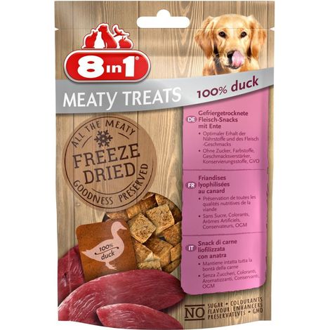 8in1 Meaty Treats mit 100% Ente 50 g Soft Snack