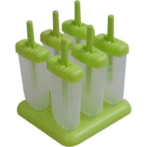 Eisform aus BPA-freiem, lebensmittelechtem Silikon – für selbstgemachtes Eis am Stiel – 12er-Pack (1/5)