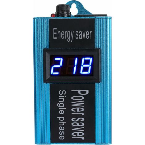 Green Mobility-Dispositifs D'éConomie D'éNergie Intelligents D'éConomiseur D'éNergie BoîTe D'éConomie D'éLectricité D'éConomiseur de Facteur de Puissance Intelligent 100KW Bleu Prise EuropéEnne (1/5)