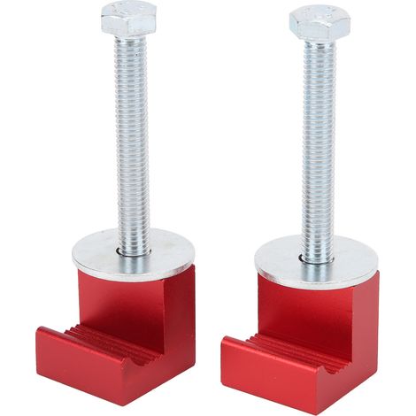 Paar Werkzeugkasten-Spanngurte, robust, Crossover-J-Haken, Aluminium, universell für LKW, PKW (1/5)