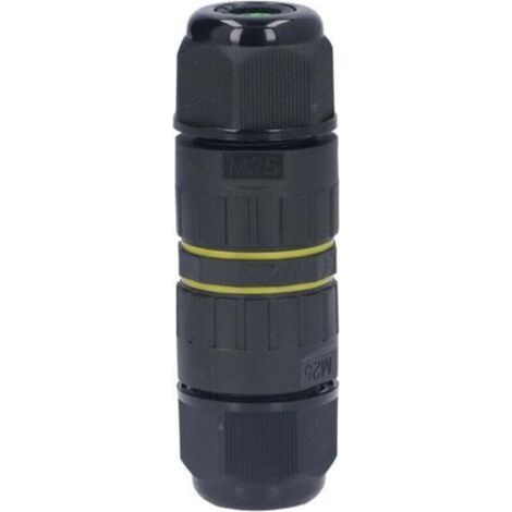 Connecteur étanche 5 fils, M25 IP68Prise étanche Contacts en laiton hautement conducteurs dans la zone de câble incassable de 10 à 14 mm
