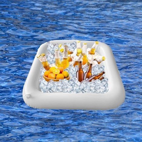 Schwimmbad-Becherhalter, aufblasbarer Becherhalter, Schwimmbad-Glashalter, schwimmender Becherhalter, Schwimmbad-Getränkehalter, aufblasbarer Getränkehalter (1/5)