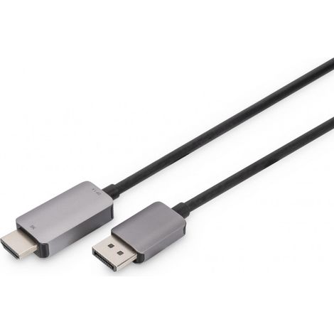 DIGITUS DisplayPort Adapterkabel DP- HDMIA StSt 8K 1,8m sch
