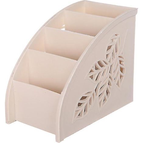 Organisateur de maquillage de bureau creux (1 pièce) (1/3)
