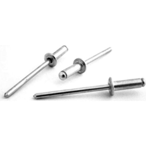 RIVET À TÊTE PLATE EN ALUMINIUM 4 X 20 500 PCS CLOU EN ACIER - 1010004020