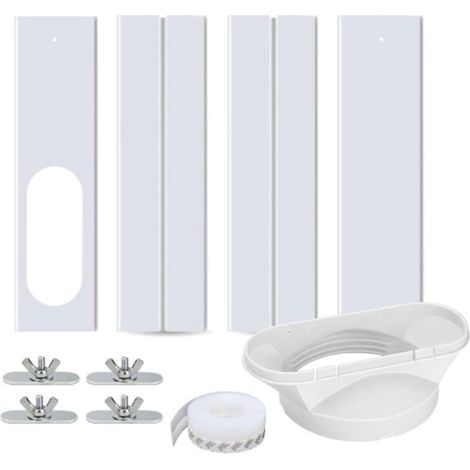 Kit adattatore per finestra per condizionatore portatile, piastra di tenuta regolabile, accessori per condizionatore portatile (1/4)