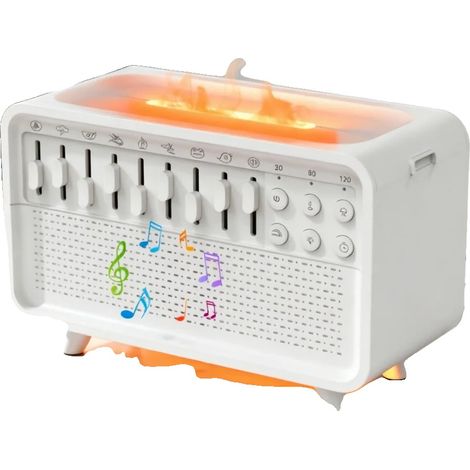 Humidificador, emisión de niebla, capacidad inferior a 1 L, voltaje de 5 V, nivel de ruido de 36 dB a 45 dB, instalación mínima. (1/5)