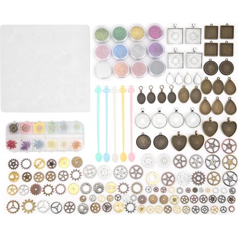 Silicone Jewelry Molds Reusable Durable Safe Elastic DIY Simple Operation Pendant Casting Molds (1/5)