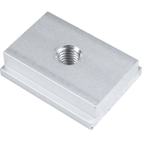 10 écrous coulissants M6 rainure T alliage aluminium pour menuiserie fixation (1/5)