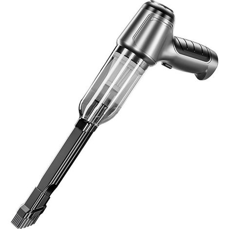 4-in-1 Aspirateur Voiture Puissant sans Fil, 12KPA Aspirateur a Main avec Moteur sans Balais et Type-DC, Souffleur Air Comprimé Nettoyage PC, Mini Aspirateur sans Fil a Main (1/5)