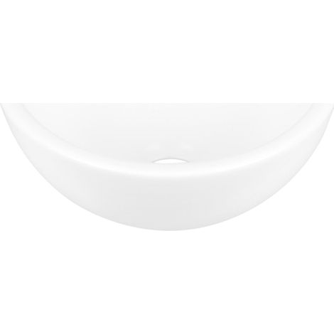 Differnz Ruz Vasque à poser Céramique diamètre 25 x 11.5 cm mat blanc (1/5)