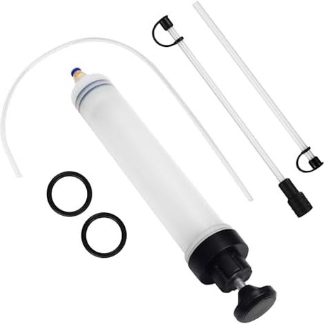Pompe à Huile de 500 ML, avec Tuyau et Tube d'extension, extracteur de Liquide et Pompe de Remplissage, Pompe Manuelle, Convient pour Le Liquide de Frein, Le Liquide de Refroidissement (1/5)