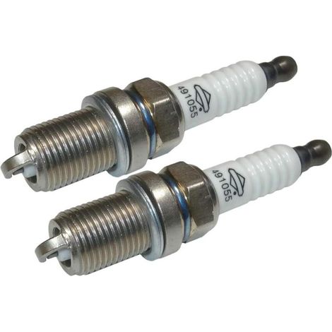 CREA 2 pièces accessoires de machines de jardin remplacement bougies d'allumage Briggs & Stratton 491055S