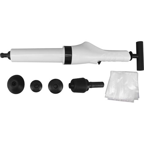 Déboucheur toilette puissant à succion écologique, efficace pour canalisations bouchées, lavabo, type 2. (1/5)