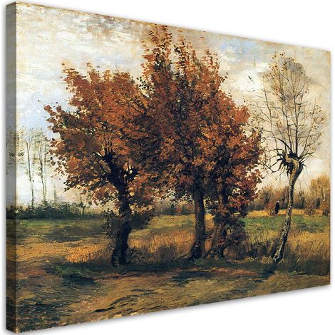 Tableau sur toile Paysage d'automne - V. van Gogh 100x70 (1/5)