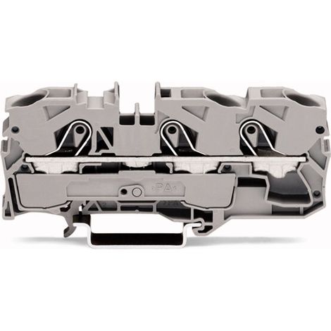 Borne de passage WAGO 2010-1301 10 mm ressort de traction Affectation: L gris 1 pc(s) (1/4)
