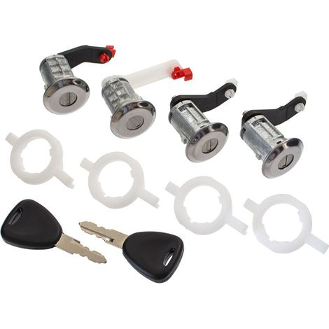 Juego de 4 insertos para cerraduras de puertas de Opel Movano A 98-10 (1/2)