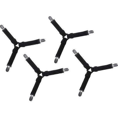 Clips de sangle réglables pour draps, housses de matelas, coussins de canapé, élastiques, bretelles triangulaires, clips de maintien - JBMEDIA (1/4)
