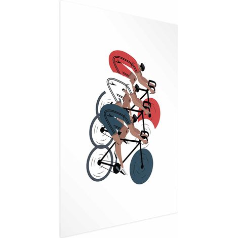 Cartel - Juegos Olímpicos - carrera de ciclismo (1/4)