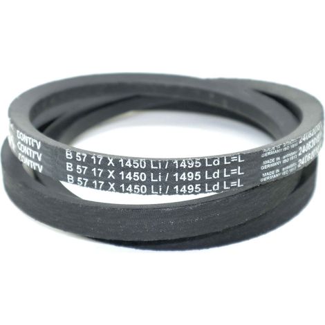 Courroie trapézoidale lisse Contitech Conti V B57 17 x 1450 Li / 1495 Ld