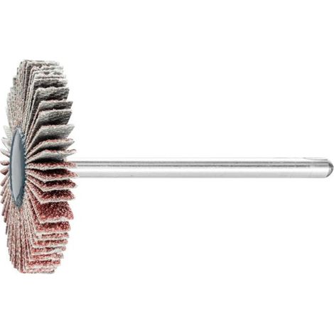 PFERD TOOLS Korund Fächerschleifer F Ø 30x5 mm Schaft-Ø 3 mm A80 für Feinschliff und Finish 10 Stk