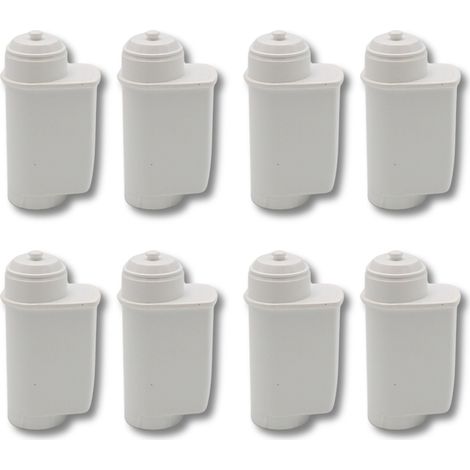 Ersatzteil - SOS Accessoire Lot de 8 Filtre à eau pour machines à café automatique Siemens EQ Series, EQ3/EQ6/EQ9, S700, 3200 Bosch TCZ7003, TCZ7033, pour Brita Intenza - - SIEMENS, BOSCH, GAGGENAU, (1/2)