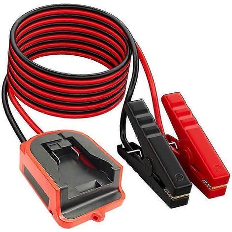 Compatible avec un adaptateur de démarrage pour batterie lithium-ion 18 V, un câble de démarrage pour voiture et un câble de démarrage d'urgence pour voiture. (1/5)