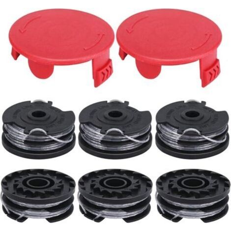 F016800351 Kompatibel mit Bosch ART 24 ART 24+ ART 27 ART 27+ ART 30 ART 30+ Länge 6 m Ø 1,6 mm mit Spulenabdeckung 1600A00X61 (6 Spulen + 2 Kappen) (1/5)